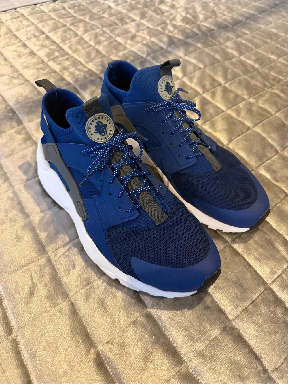 Nike Nike Air Huarache Run Ultra Gym Blue Wolf Grey-White size 13